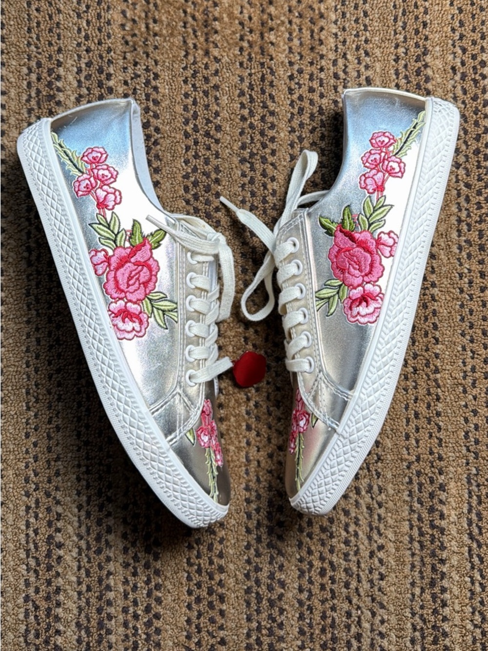 The Bradford Exchange Rose Sneakers